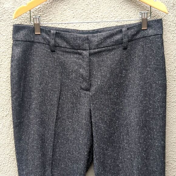 Focus 2000 Pants Size 8 Dress Trousers Tweedy Gray Straight Leg Capsule Work - Picture 5 of 9